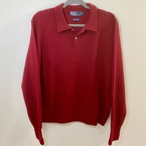 Polo Ralph Lauren 2 Button Collar Sweater